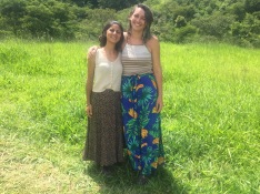 Luiza and I on our last day.
